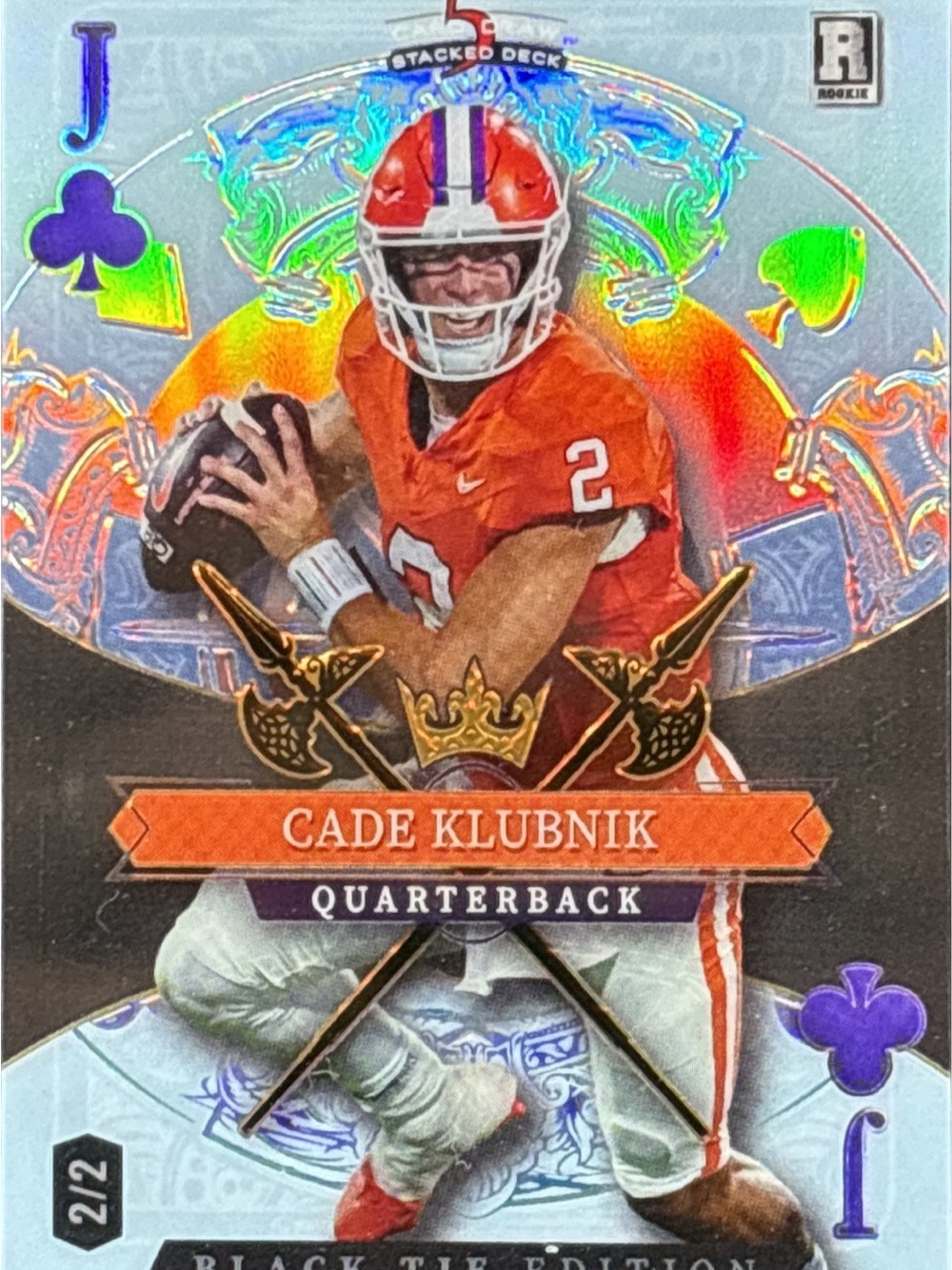 Wild Card Cade Klubnik Rookie Trading Card – LE 2/2